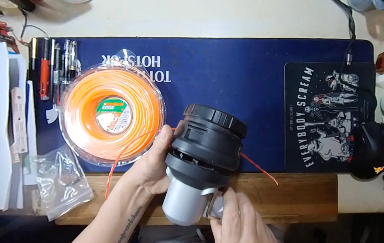 웍스(WORX) 60V 충전 예초기 WD160E 벌초 실사용기 두 번째 | 줄날 멈춤 원인 및 해결(분해·교체) 방법