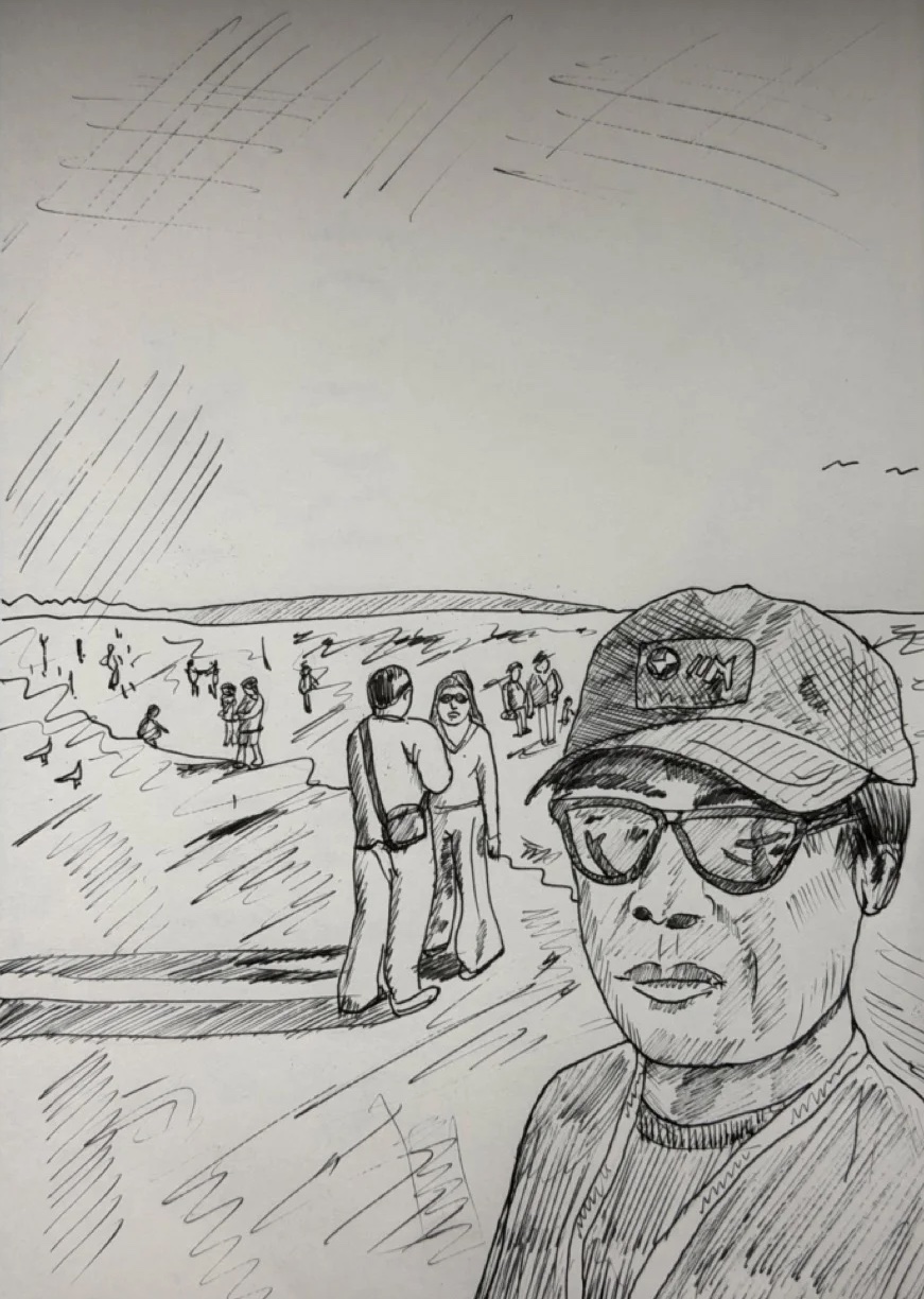 [펜드로잉] 3월의 LA 여행, 산타모니카 해변을 기억하며